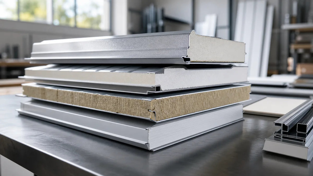 Panel sandwich exterior para fachadas y cubiertas